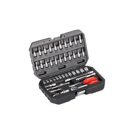 FESTA Set chei tubulare 46 piese 1/4" 4-14 mm CrV