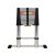 VOREL Scara telescopica 13 grade 3,8 m aluminiu