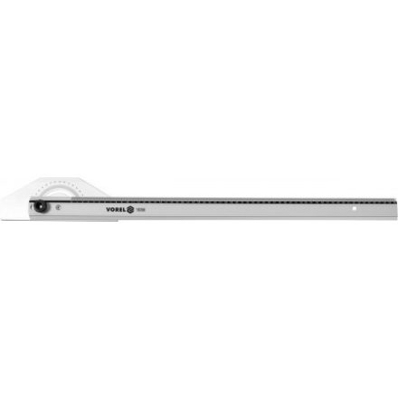 VOREL Raportor si rigla 0-180° 600 mm aluminiu