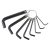 Set chei hexagonale 8 piese 2-10 mm
