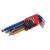 FESTA Set chei hexagonale cu cap sferic 9 piese 1,5-10 mm CrV