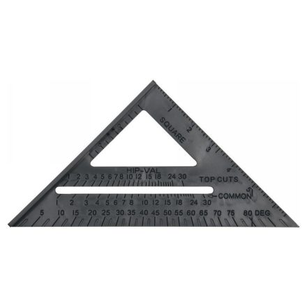 VOREL Riglă pentru unghi drept cu talpă de 180 mm