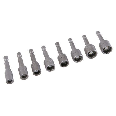 Set de șurubelnițe 8 bucăți magnetice 1/4" (6-7-8-9-10-11-12-13)