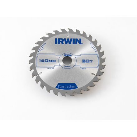 Pânză de ferăstrău IRWIN pentru lemn 160 x 20 mm / 30T