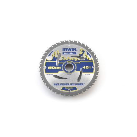 Pânză de ferăstrău IRWIN pentru lemn 150 x 20 mm / 40T