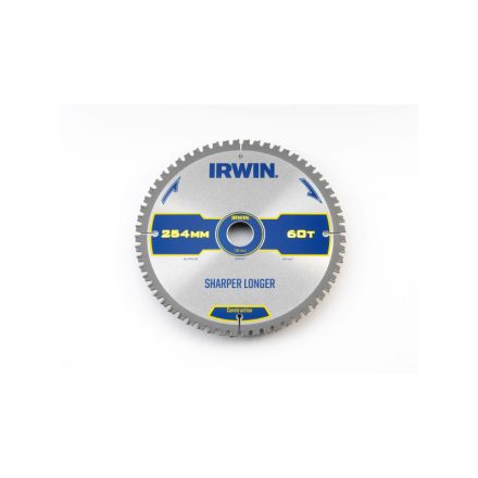 Pânză de ferăstrău IRWIN pentru lemn 254 x 30 mm / 60T