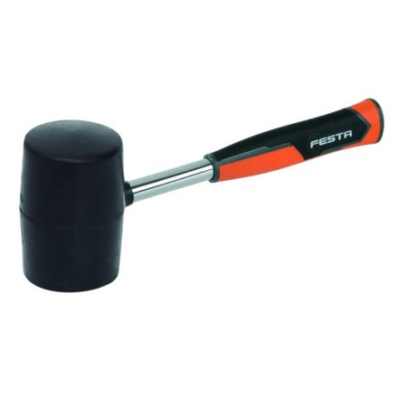 FESTA Ciocan cauciuc 1.000 g mâner metalic 90 mm