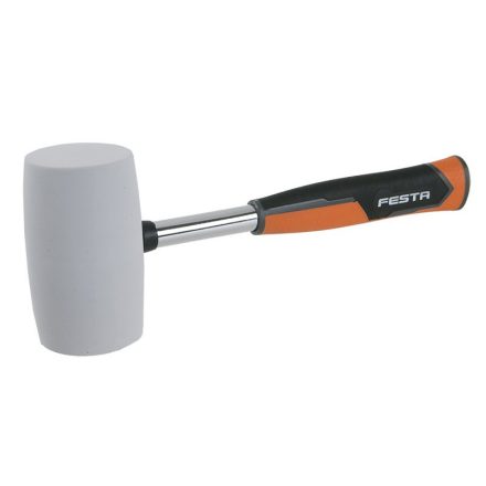 FESTA Ciocan cauciuc 950 g mâner metalic 65 mm