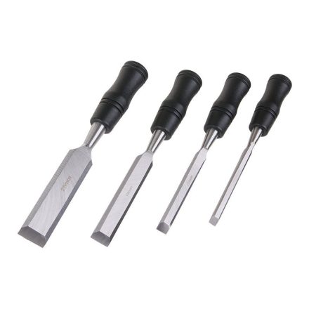 Set dălți pentru lemn cu mâner din plastic din 4 piese