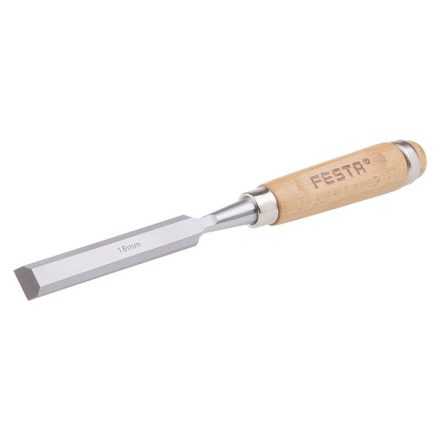 FESTA Dalta pentru lemn 18 x 280 mm cu maner din lemn CrV