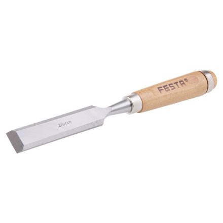 FESTA Dalta pentru lemn 25 x 280 mm cu maner din lemn CrV