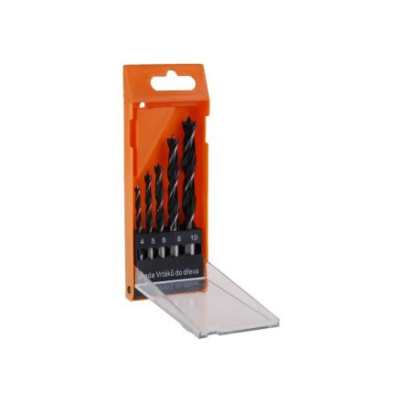 Set de burghie pentru lemn 8 piese (4-5-6-8-10 mm)