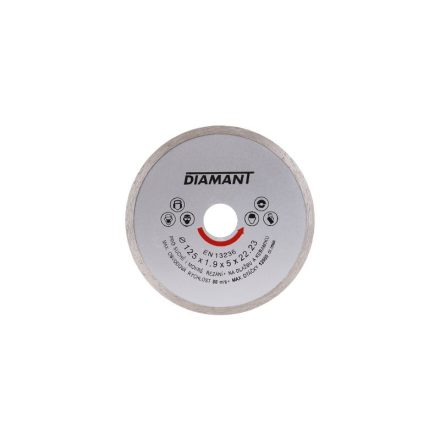 DIAMANT Disc de tăiere cu diamant 125 x 1,9 x 5,0 x 22,2 mm continuu