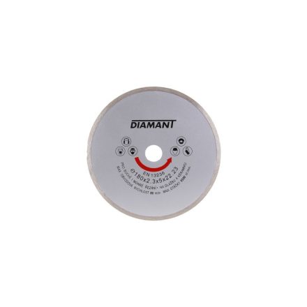 DIAMANT Disc de tăiere cu diamant 150 x 2,3 x 5,0 x 22,2 mm continuu