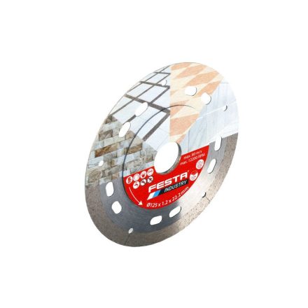 FESTA INDUSTRY Disc de tăiere diamantat 125 x 1,2 x 22.2 mm