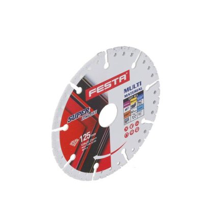 Disc de tăiat diamant universal FESTA 125 x 1,8 x 22,2 mm segmentat
