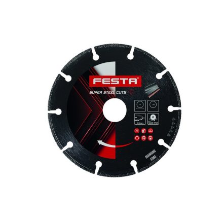 Disc de tăiere cu diamant FESTA segmentat 230 x 2,0 x 22 mm