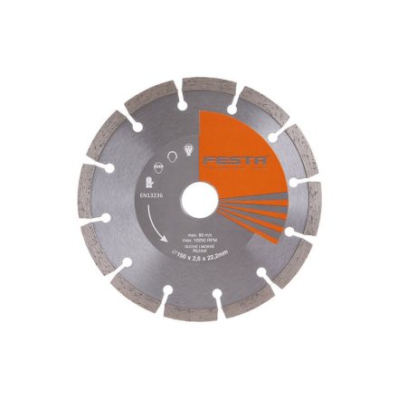 Disc de tăiere cu diamant FESTA 150 x 2,2 x 22,2 mm segmentat