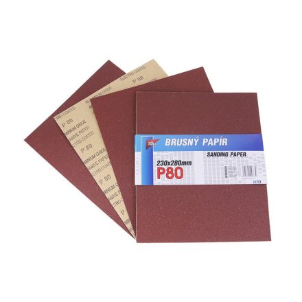 Hârtie abrazivă A4 P80 (10 buc)
