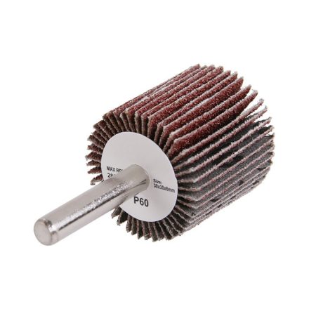 Disc de șlefuit cu clapete cu știft 30 x 30 x 6 mm / P60