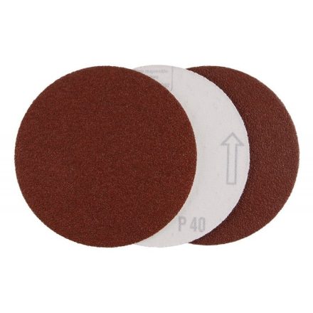 Disc de fibră cu închidere velcro 125 mm P40 (3 buc)