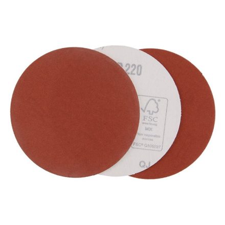 Disc fibră velcro 125 mm P220 (3 buc)