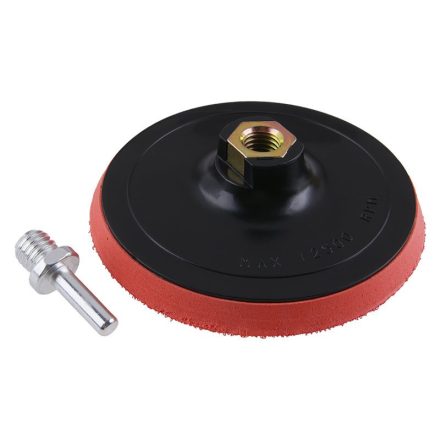 Placa cauciuc FESTA Velcro 125 mm M14 + adaptor pin 8 mm