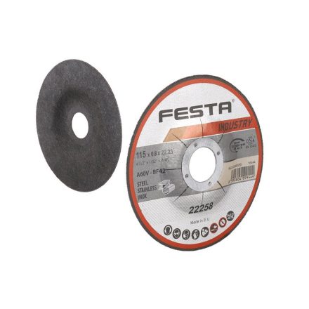 FESTA INDUSTRY Disc de tăiere conic pentru metal 115 x 0,8 x 22,2 mm inox