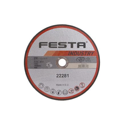 FESTA INDUSTRY Disc de tăiere pentru metal 230 x 2,5 x 22,2 mm