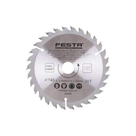 FESTA Pânză de ferăstrău pentru lemn 140 x 20 x 30T