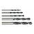 Set burghiu lemn 5 piese (4-5-6-8-10 mm) DIY