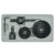VOREL Set de tăiat cerc 11 piese (19-64 mm)