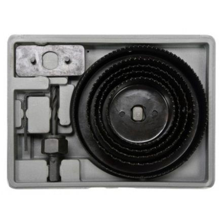VOREL Set de tăiat cerc 8 piese (64-127 mm)