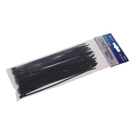 Legătură de cablu 200 x 3,6 mm neagră (50 buc)