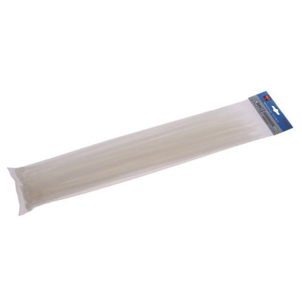 Legătură pentru cablu 500 x 7,6 mm alb (50 buc)