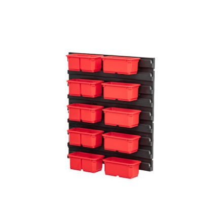 QBRICK SYSTEM ONE Cutie de depozitare + QBRICK SYSTEM PRO Cutie de depozitare cu suport de perete