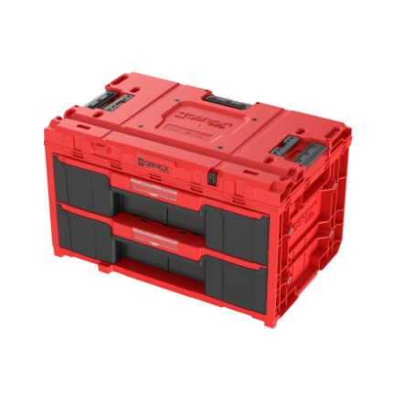 QBRICK SYSTEM ONE Cutie de unelte cu 2.0 sertare Roșu