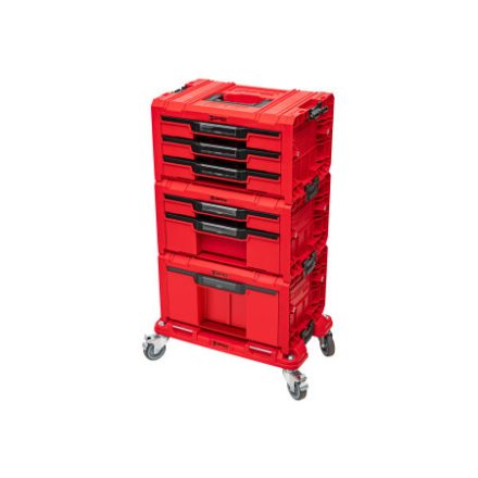 QBRICK SYSTEM PRO Sistem cutii pentru scule cu sertare 6 Red Ultra HD