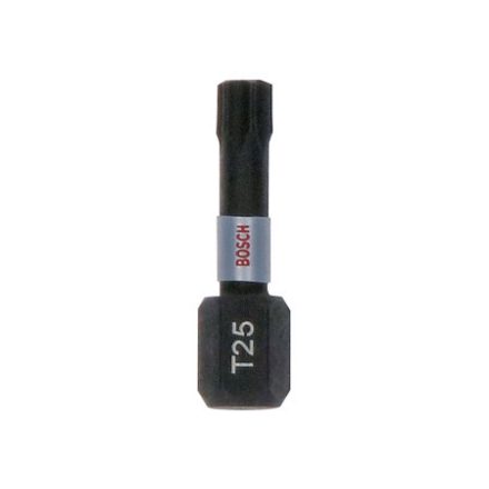 BOSCH Bithegy Torx T25 x 25 mm 1/4" Tic Tac în cutie Impact Control (25 buc)