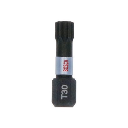 BOSCH Bithegy Torx T30 x 25 mm 1/4" Tic Tac în cutie Impact Control (25 buc)