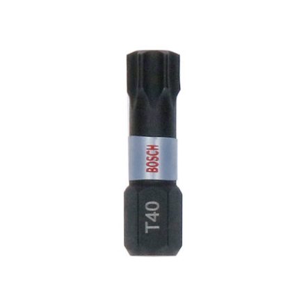 BOSCH Bithegy Torx T40 x 25 mm 1/4" Tic Tac în cutie Impact Control (25 buc)