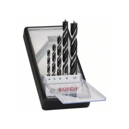 Set de găurit pentru lemn BOSCH 5 părți Linie robustă (4 - 10 mm)