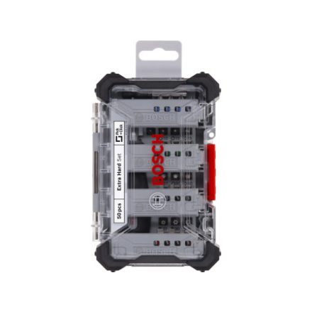 BOSCH Set vârfuri 50 de piese 1/4" Hex Extra Hard