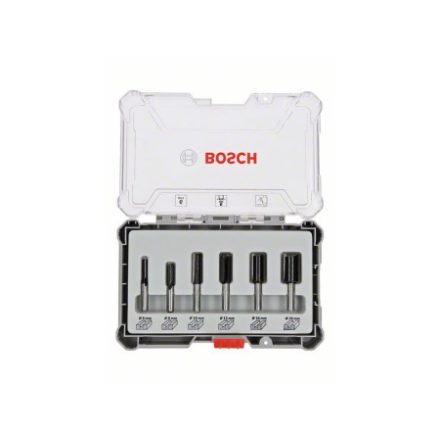 Set de frezare pentru caneluri BOSCH de prindere: 6 mm, 6 buc