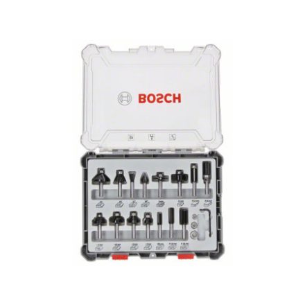 Set tije de frezare BOSCH de prindere: 8 mm, 15 buc
