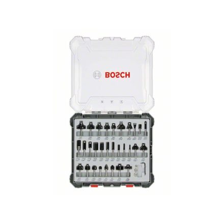 Set tije de frezare BOSCH de prindere: 8 mm, 30 buc