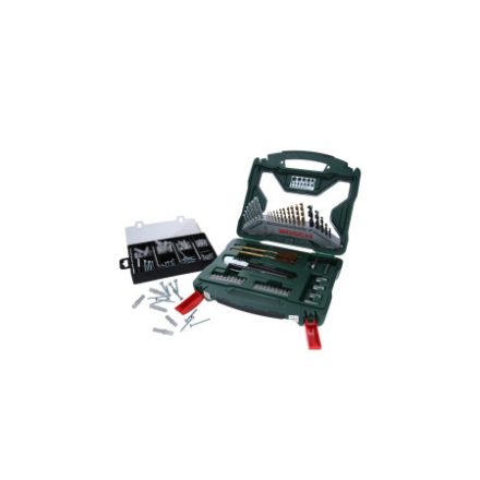 BOSCH Set biti și burghie 50 piese + set șuruburi și dibluri 173 piese X-Line
