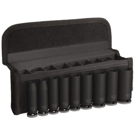 BOSCH PRO Set lung de chei tubulare pentru mașină, 9 piese, 3/8" 7-19 mm CrMo