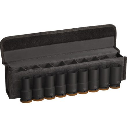 BOSCH PRO Set chei tubulare lungi pentru mașină 9 piese 3/4" 17-32 mm CrMo