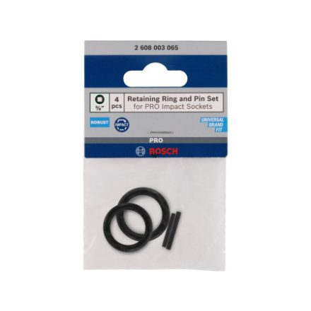 BOSCH PRO Inel de reținere și țep pentru chei tubulare 3/8"